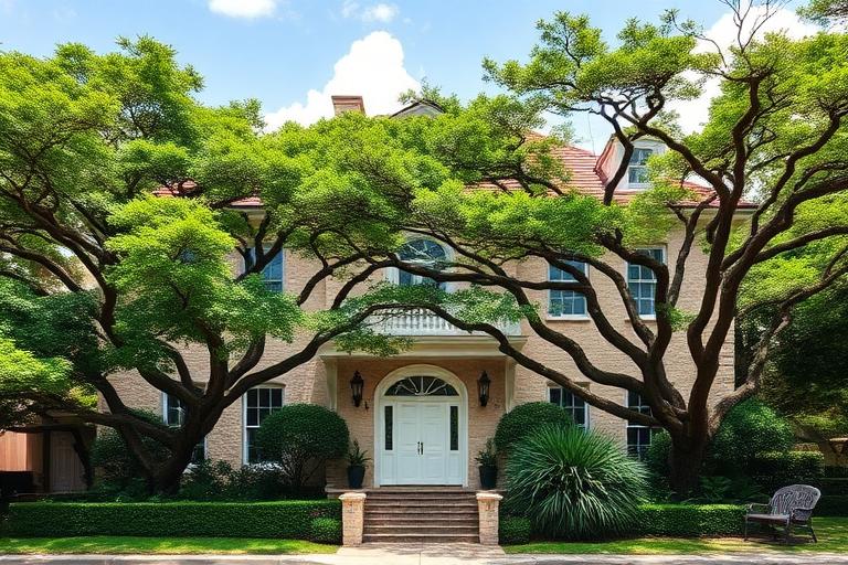 Casa histórica cercada de vegetação em Coconut Grove